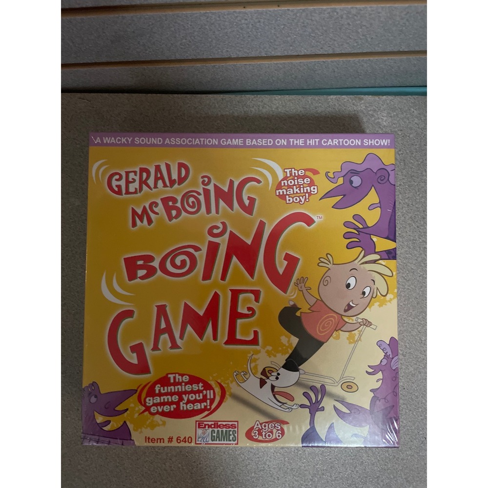 Gerald McBoing Boing The Funniest Game Youll Ever Hear Ages 3 to 6 Cartoon Netwo